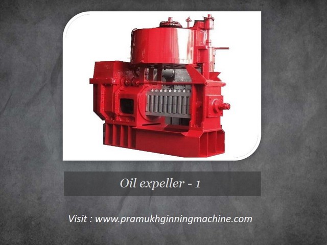 oil expeller - 1